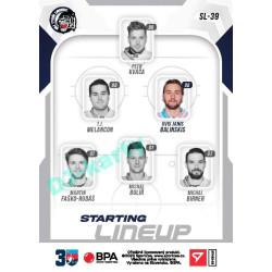 2022/23 Sportzoo ELH 2. série #SL-39 Uvis Janis Balinskis Starting Lineup 3rd Period xx/30