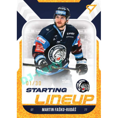 2022/23 Sportzoo ELH 2. série #SL-40 Martin Faško-Rudáš Starting Lineup 3rd Period xx/30