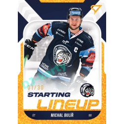 2022/23 Sportzoo ELH 2. série #SL-41 Michal Bulíř Starting Lineup 3rd Period xx/30