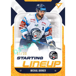 2022/23 Sportzoo ELH 2. série #SL-42 Michal Birner Starting Lineup 3rd Period xx/30