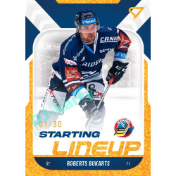2022/23 Sportzoo ELH 2. série #SL-48 Roberts Bukarts Starting Lineup 3rd Period xx/30