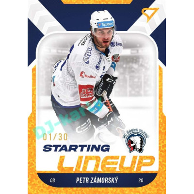 2022/23 Sportzoo ELH 2. série #SL-50 Petr Zámorský Starting Lineup 3rd Period xx/30