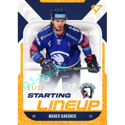 2022/23 Sportzoo ELH 2. série #SL-51 Marek Baránek Starting Lineup 3rd Period xx/30