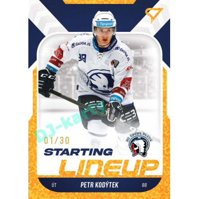 2022/23 Sportzoo ELH 2. série #SL-53 Petr Kodýtek Starting Lineup 3rd Period xx/30