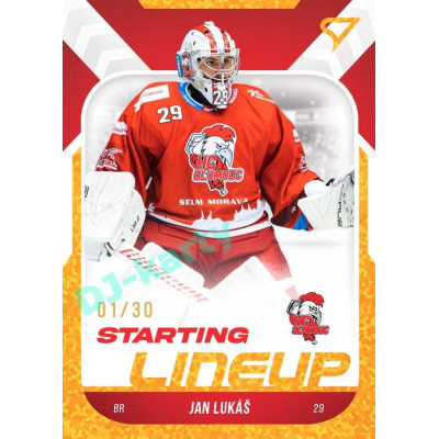 2022/23 Sportzoo ELH 2. série #SL-55 Jan Lukáš Starting Lineup 3rd Period xx/30
