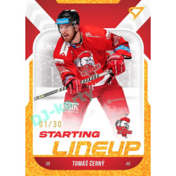 2022/23 Sportzoo ELH 2. série #SL-56 Tomáš Černý Starting Lineup 3rd Period xx/30