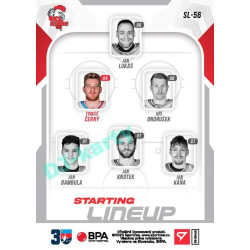 2022/23 Sportzoo ELH 2. série #SL-56 Tomáš Černý Starting Lineup 3rd Period xx/30