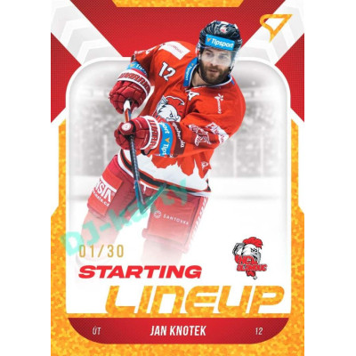 2022/23 Sportzoo ELH 2. série #SL-59 Jan Knotek Starting Lineup 3rd Period xx/30