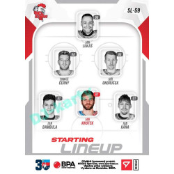 2022/23 Sportzoo ELH 2. série #SL-59 Jan Knotek Starting Lineup 3rd Period xx/30
