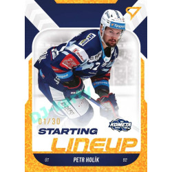 2022/23 Sportzoo ELH 2. série #SL-65 Petr Holík Starting Lineup 3rd Period xx/30