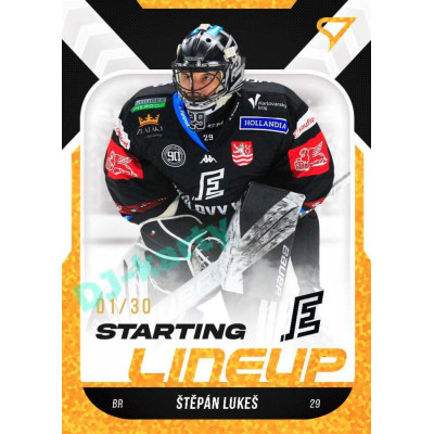 2022/23 Sportzoo ELH 2. série #SL-67 Štěpán Lukeš Starting Lineup 3rd Period xx/30