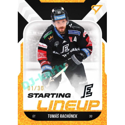 2022/23 Sportzoo ELH 2. série #SL-72 Tomáš Rachůnek Starting Lineup 3rd Period xx/30