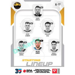2022/23 Sportzoo ELH 2. série #SL-77 Matúš Sukeľ Starting Lineup 3rd Period xx/30