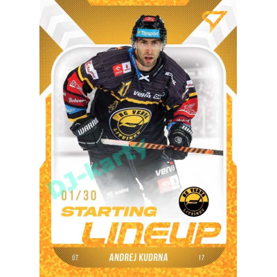 2022/23 Sportzoo ELH 2. série #SL-78 Andrej Kudrna Starting Lineup 3rd Period xx/30