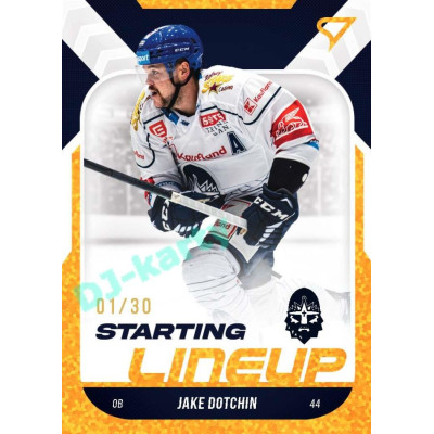 2022/23 Sportzoo ELH 2. série #SL-80 Jake Dotchin Starting Lineup 3rd Period xx/30