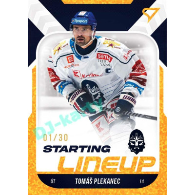 2022/23 Sportzoo ELH 2. série #SL-83 Tomáš Plekanec Starting Lineup 3rd Period xx/30