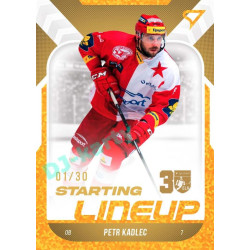 2022/23 Sportzoo ELH 2. série #SL-86 Petr Kadlec Starting Lineup 3rd Period xx/30