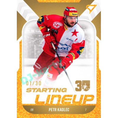 2022/23 Sportzoo ELH 2. série #SL-86 Petr Kadlec Starting Lineup 3rd Period xx/30