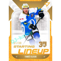 2022/23 Sportzoo ELH 2. série #SL-90 Tomáš Vlasák Starting Lineup 3rd Period xx/30