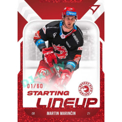 2022/23 Sportzoo ELH 2. série #SL-03 Martin Marinčin Starting Lineup 2nd Period xx/60