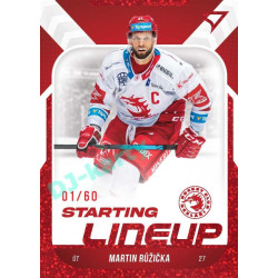 2022/23 Sportzoo ELH 2. série #SL-04 Martin Růžička Starting Lineup 2nd Period xx/60