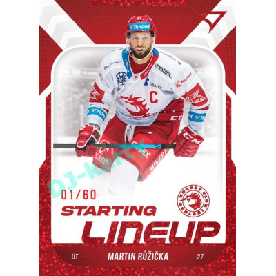 2022/23 Sportzoo ELH 2. série #SL-04 Martin Růžička Starting Lineup 2nd Period xx/60