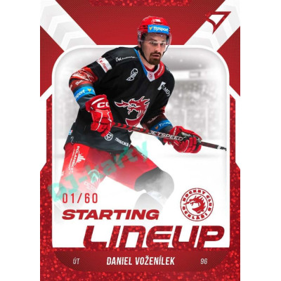 2022/23 Sportzoo ELH 2. série #SL-06 Daniel Voženílek Starting Lineup 2nd Period xx/60