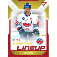 2022/23 Sportzoo ELH 2. série #SL-14 Jan Štencel Starting Lineup 2nd Period xx/60