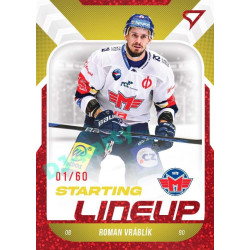 2022/23 Sportzoo ELH 2. série #SL-15 Roman Vráblík Starting Lineup 2nd Period xx/60