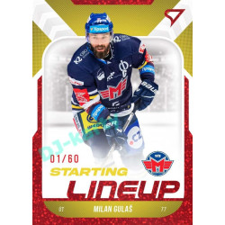 2022/23 Sportzoo ELH 2. série #SL-16 Milan Gulaš Starting Lineup 2nd Period xx/60
