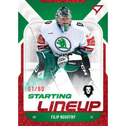 2022/23 Sportzoo ELH 2. série #SL-19 Filip Novotný Starting Lineup 2nd Period xx/60