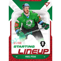 2022/23 Sportzoo ELH 2. série #SL-21 Pavel Pýcha Starting Lineup 2nd Period xx/60