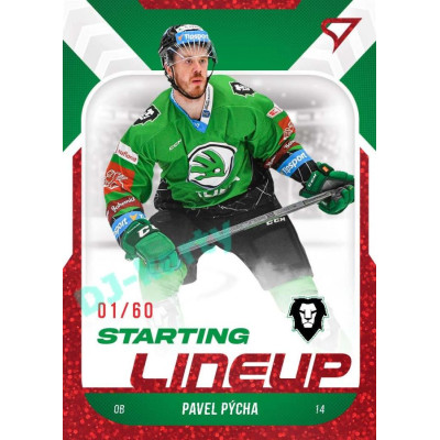 2022/23 Sportzoo ELH 2. série #SL-21 Pavel Pýcha Starting Lineup 2nd Period xx/60