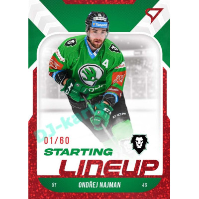 2022/23 Sportzoo ELH 2. série #SL-23 Ondřej Najman Starting Lineup 2nd Period xx/60