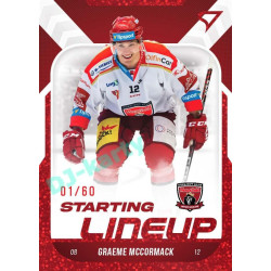 2022/23 Sportzoo ELH 2. série #SL-26 Greame McCormack Starting Lineup 2nd Period xx/60