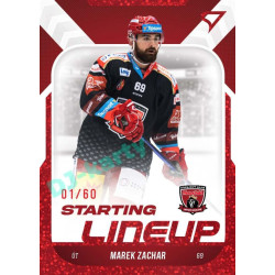 2022/23 Sportzoo ELH 2. série #SL-28 Marek Zachar Starting Lineup 2nd Period xx/60