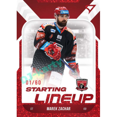 2022/23 Sportzoo ELH 2. série #SL-28 Marek Zachar Starting Lineup 2nd Period xx/60