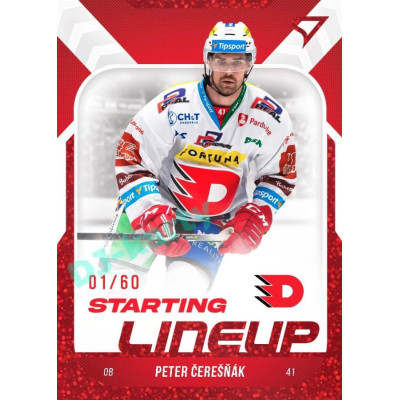 2022/23 Sportzoo ELH 2. série #SL-32 Peter Čerešňák Starting Lineup 2nd Period xx/60