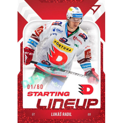 2022/23 Sportzoo ELH 2. série #SL-34 Lukáš Radil Starting Lineup 2nd Period xx/60