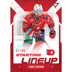 2022/23 Sportzoo ELH 2. série #SL-35 Tomáš Zohorna Starting Lineup 2nd Period xx/60
