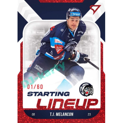 2022/23 Sportzoo ELH 2. série #SL-38 T.J. Melancon Starting Lineup 2nd Period xx/60