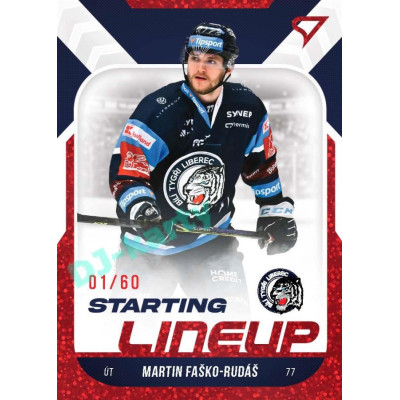 2022/23 Sportzoo ELH 2. série #SL-40 Martin Faško-Rudáš Starting Lineup 2nd Period xx/60