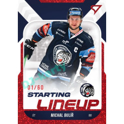 2022/23 Sportzoo ELH 2. série #SL-41 Michal Bulíř Starting Lineup 2nd Period xx/60
