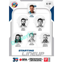 2022/23 Sportzoo ELH 2. série #SL-43 Aleš Stezka Starting Lineup 2nd Period xx/60