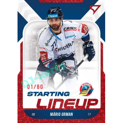 2022/23 Sportzoo ELH 2. série #SL-44 Mário Grman Starting Lineup 2nd Period xx/60