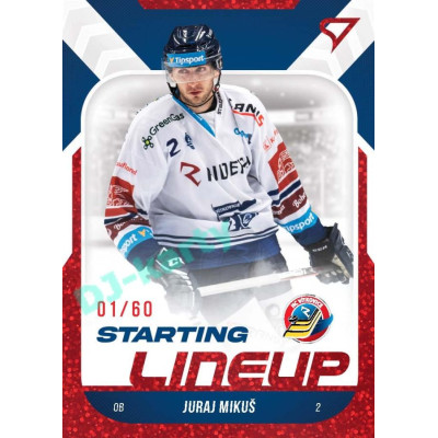 2022/23 Sportzoo ELH 2. série #SL-45 Juraj Mikuš Starting Lineup 2nd Period xx/60