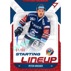 2022/23 Sportzoo ELH 2. série #SL-47 Peter Krieger Starting Lineup 2nd Period xx/60