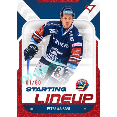 2022/23 Sportzoo ELH 2. série #SL-47 Peter Krieger Starting Lineup 2nd Period xx/60