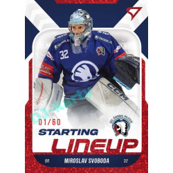 2022/23 Sportzoo ELH 2. série #SL-49 Miroslav Svoboda Starting Lineup 2nd Period xx/60
