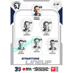 2022/23 Sportzoo ELH 2. série #SL-49 Miroslav Svoboda Starting Lineup 2nd Period xx/60